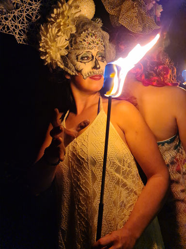 Halloween Performance Characterdesign Kitsune Fireart