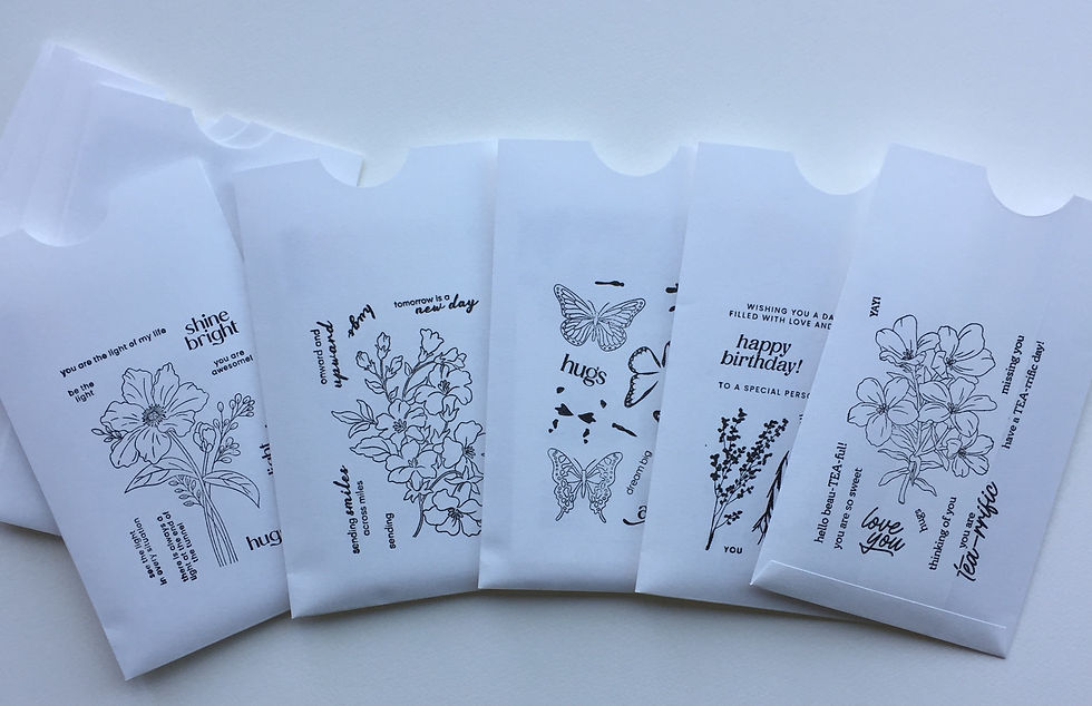 Stamping completed on five sleeves