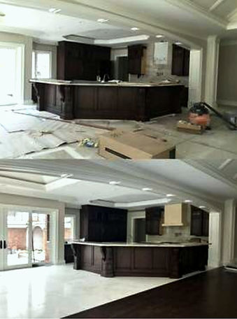 Before and after commercial cleaning