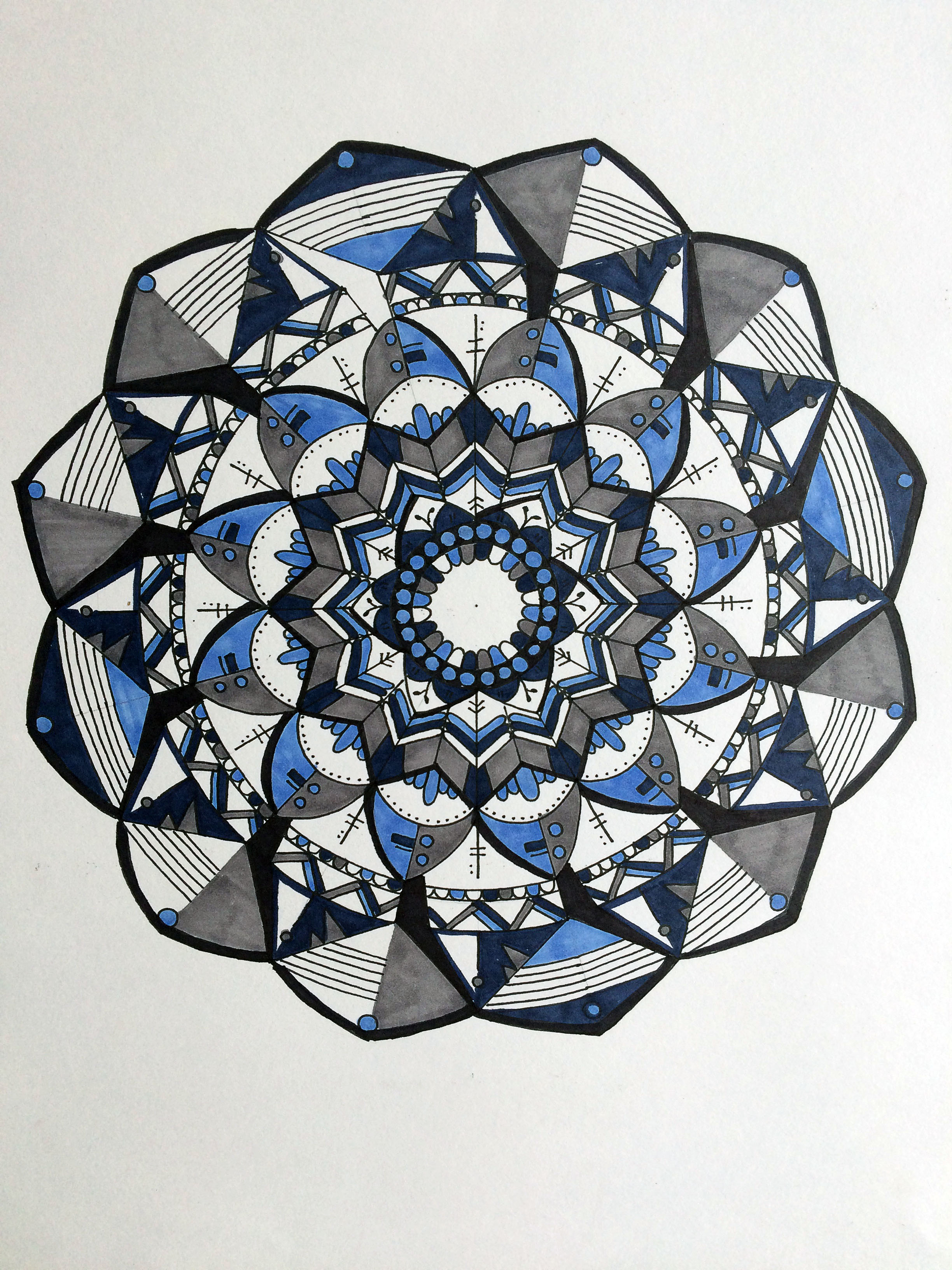 Mandala Gris