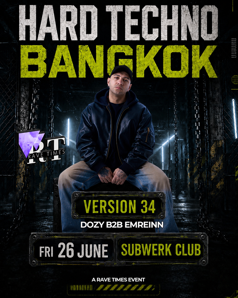 ⛓️HARD TECHNO w/ VERSION 34 !!! | SUBWERK Club