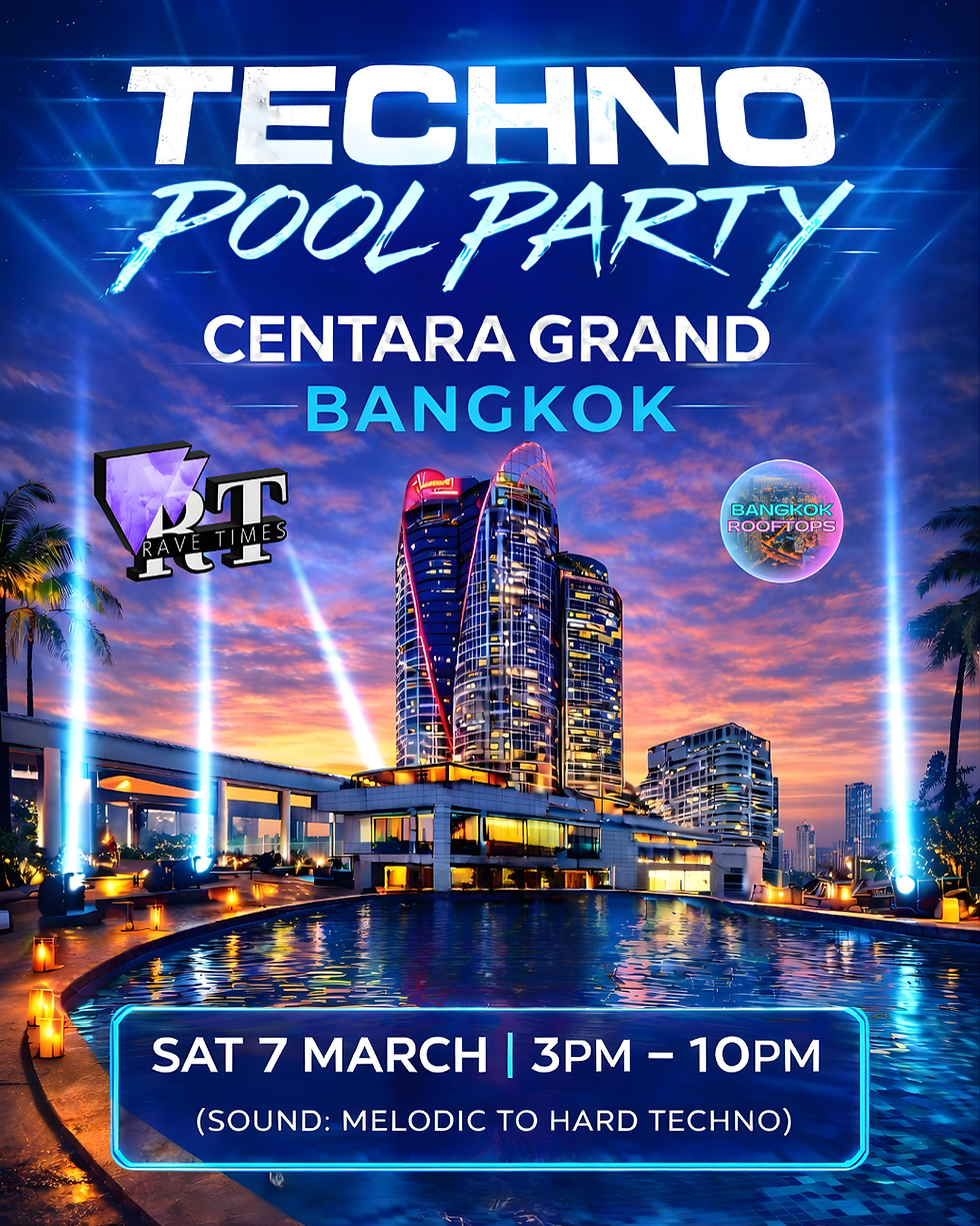 Techno Pool Party | Centara Grand at Central World 