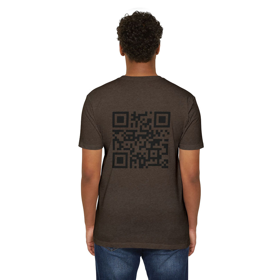 Thumbnail: Fun Graphic Tee with QR Code, 
