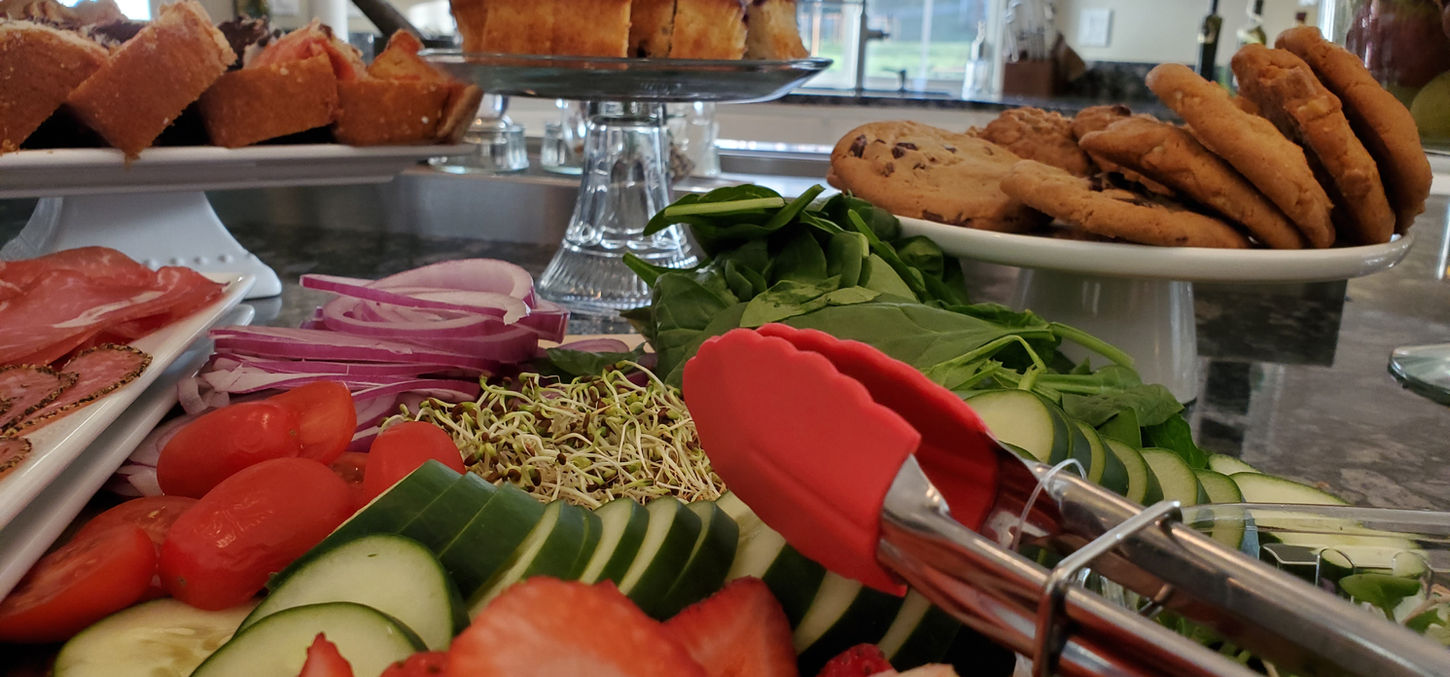 fruit displayed at the Grayson Bed & Breakfast