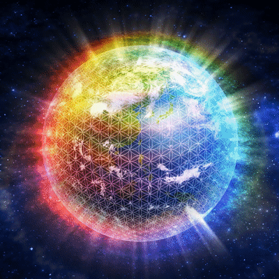 Flower of Life rainbow vortex - Internat