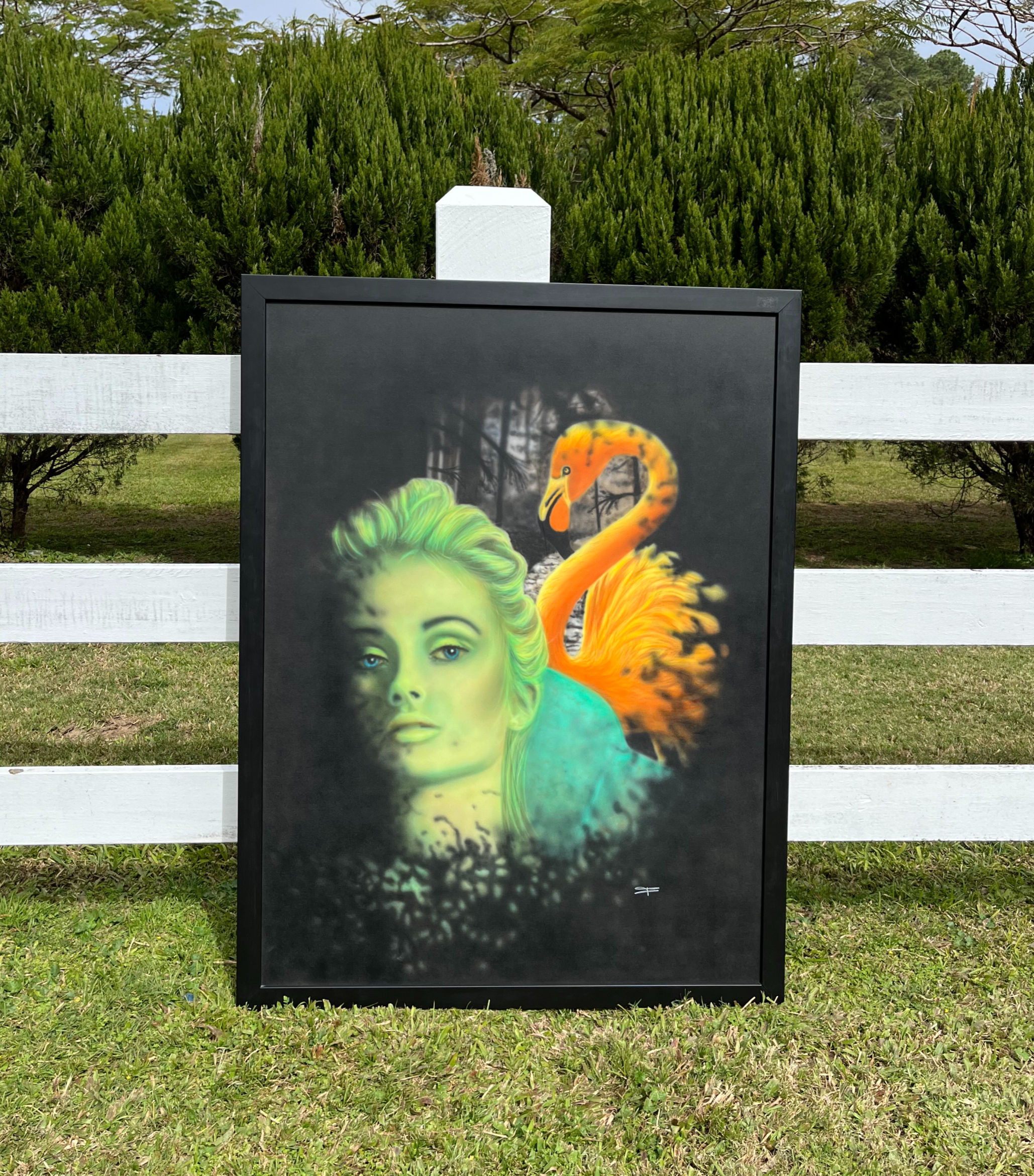 "Mystery" Original Airbrushed Painting
