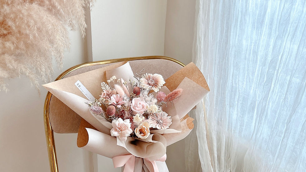 eye-level view of a bouquet of red roses arranged neatly