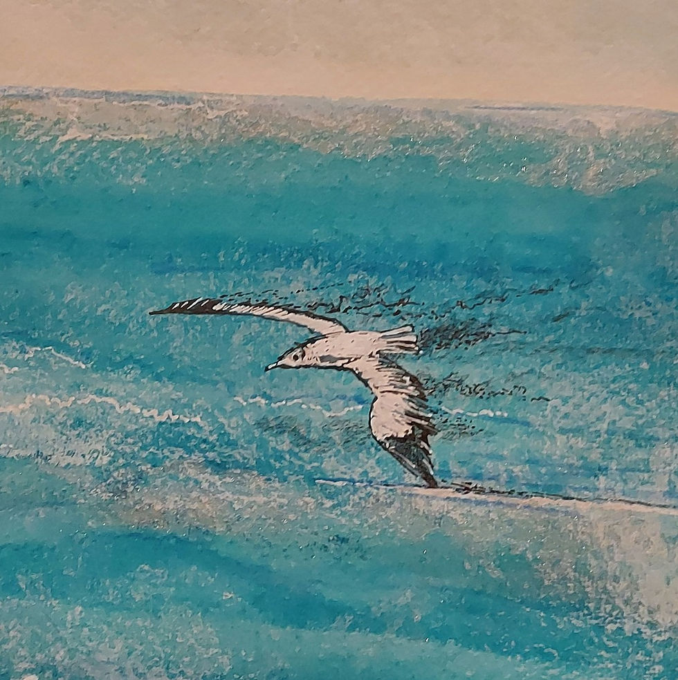 Scimming the surface (detail)