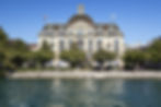 Exterior view of La Réserve Eden au Lac Zurich, a luxury hotel on Lake Zurich