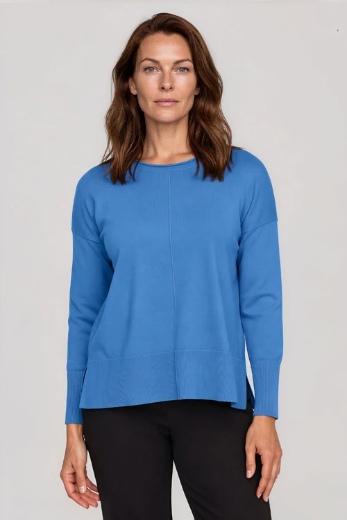 Metric Knits- Pullover Seam Sweater