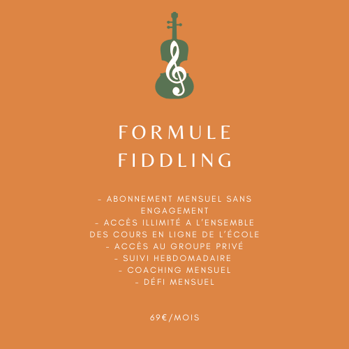 Apprendre le violon irlandais en ligne pas à pas