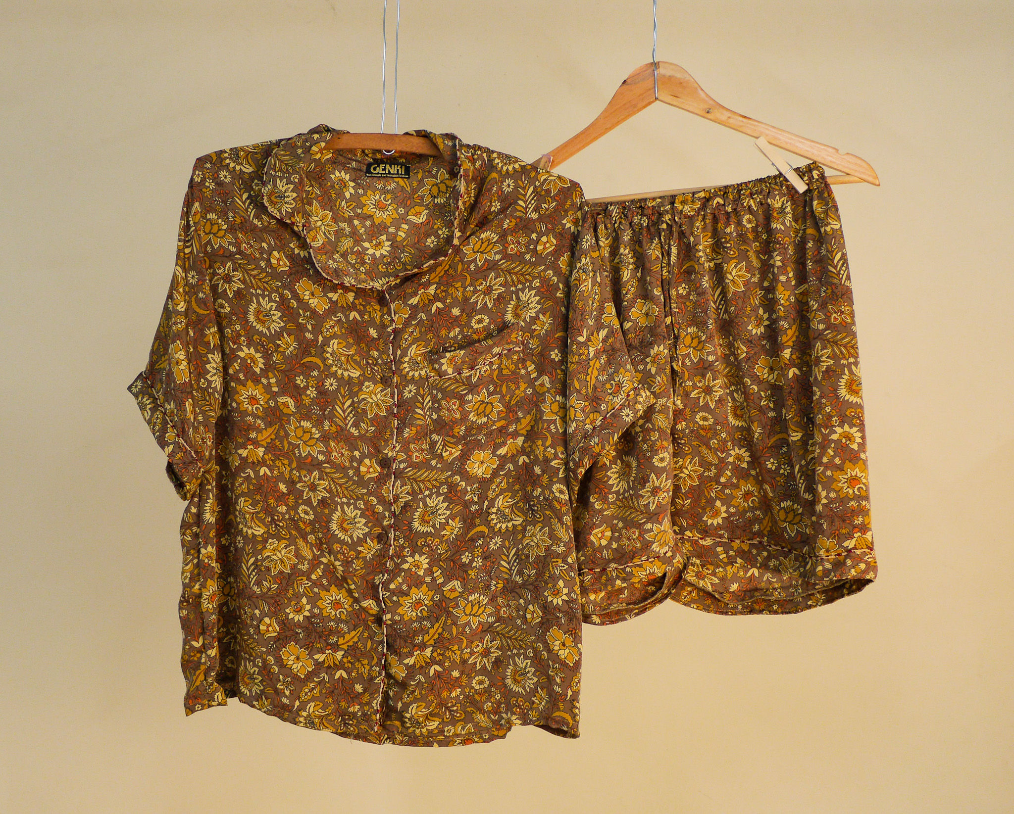 Button Babydoll PJ Set