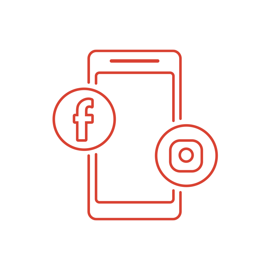Illustrated icon for social media graphics