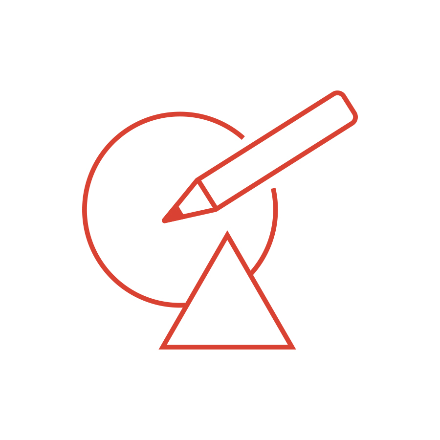 Illustrated icon for brand design