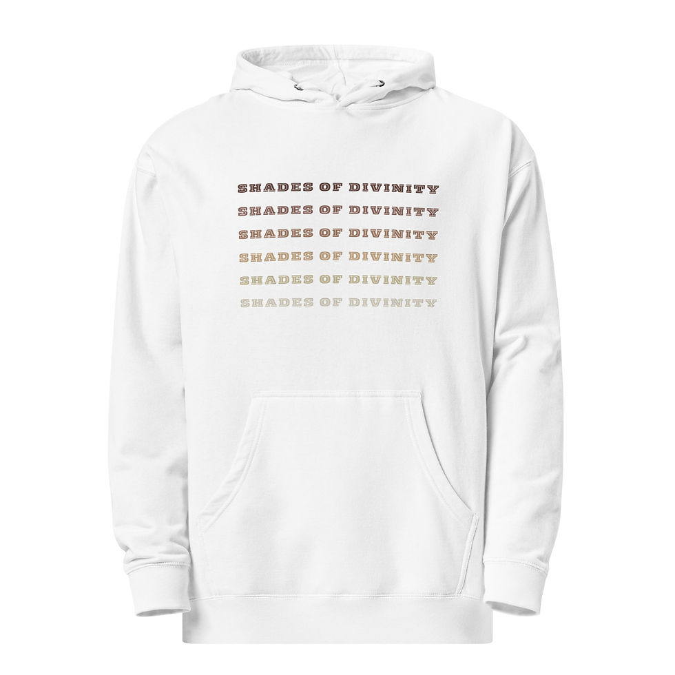 Thumbnail: Shades of Divinity Unisex midweight hoodie 