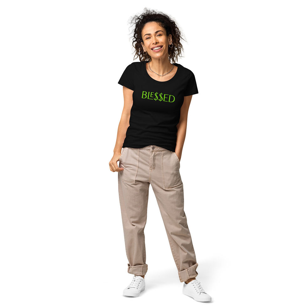 Thumbnail: BLE$$ED Women’s 100% ORGANIC COTTON t-shirt 