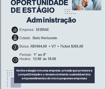 Oportunidade de Estágio