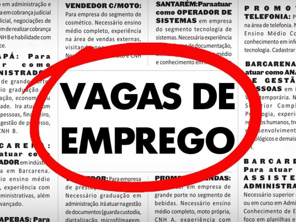 Vagas de emprego