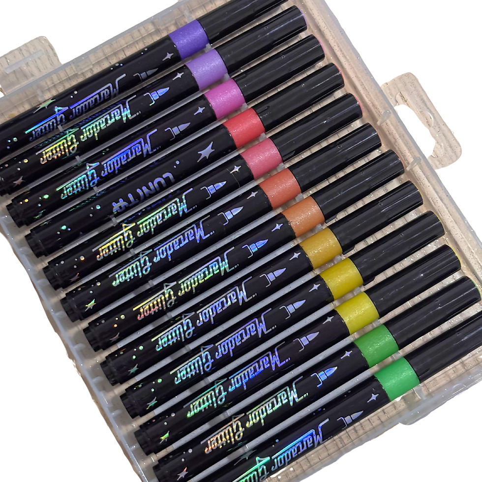 Miniatura: 24 Plumones Glitter