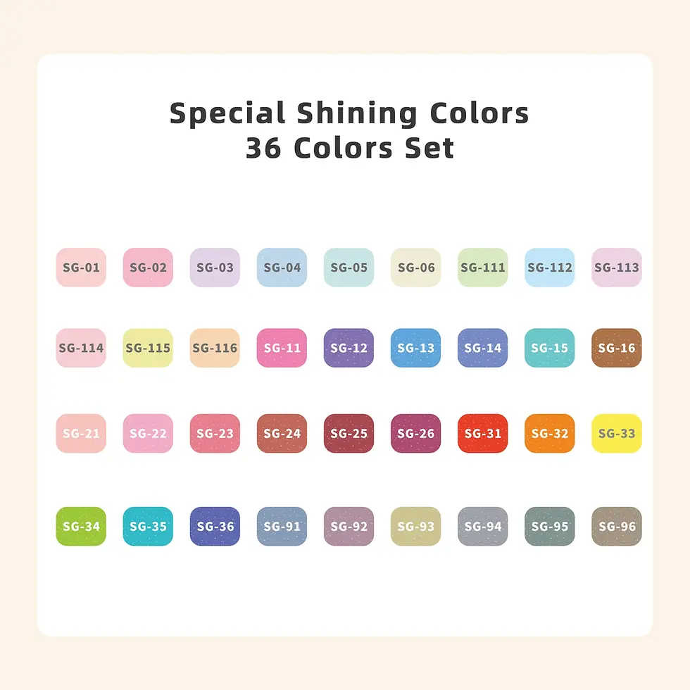 Miniatura: Plumas Gel Glitter 36