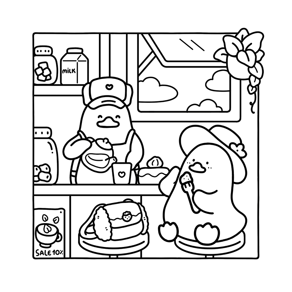 Miniatura: Duck's Life Libro para Colorear