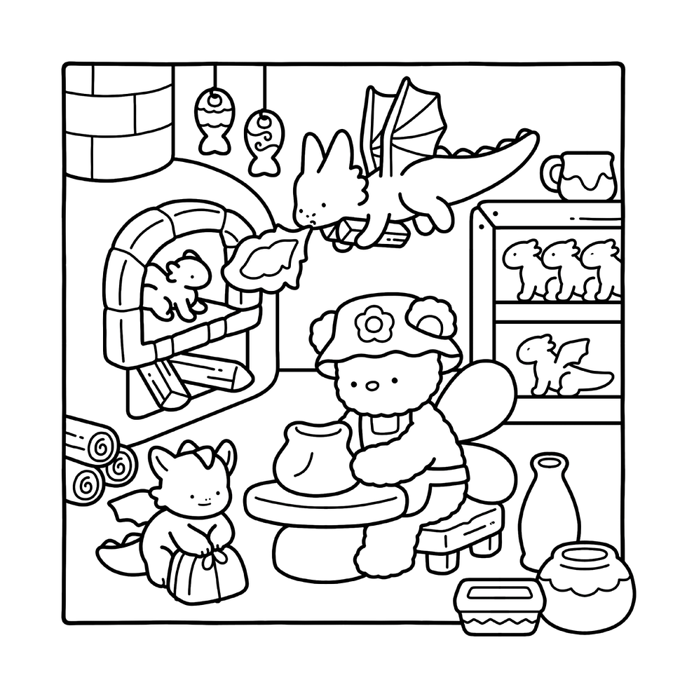 Miniatura: Fantasty Land Libro para Colorear