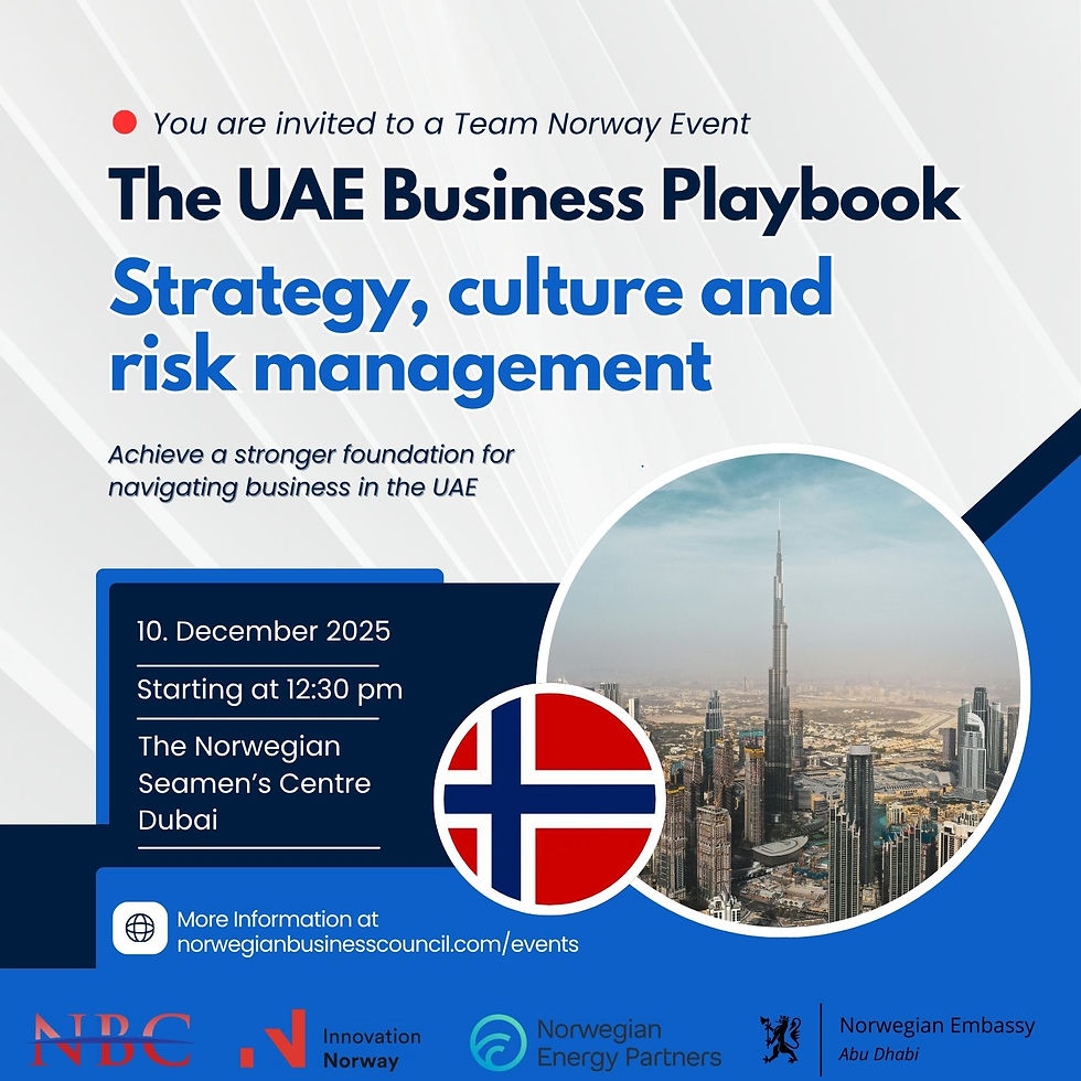 The UAE Business Playbook: Strategy, Culture and Risk Management