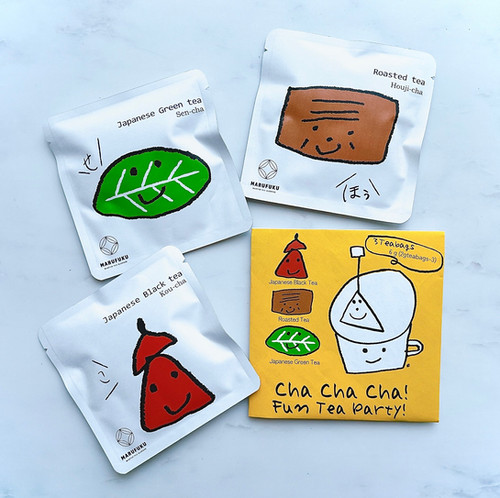 Teabags＞Cha ChaCha! Japanese tea assortmentset 3 varieties | Marufuku