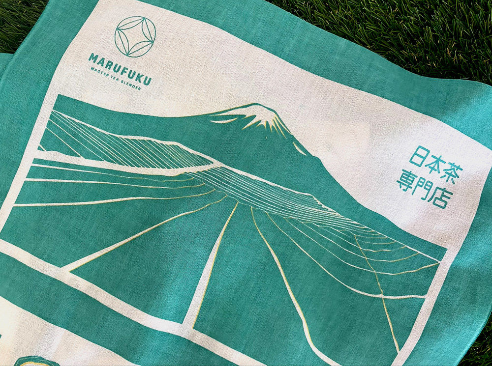 Marufuku Tea Original Japanese Traditional Towel