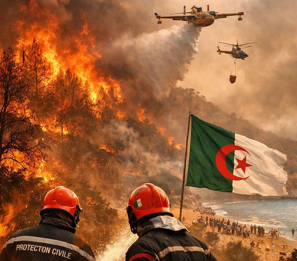 Flammes sur le Maghreb : l’Union africaine alerte sur le climat