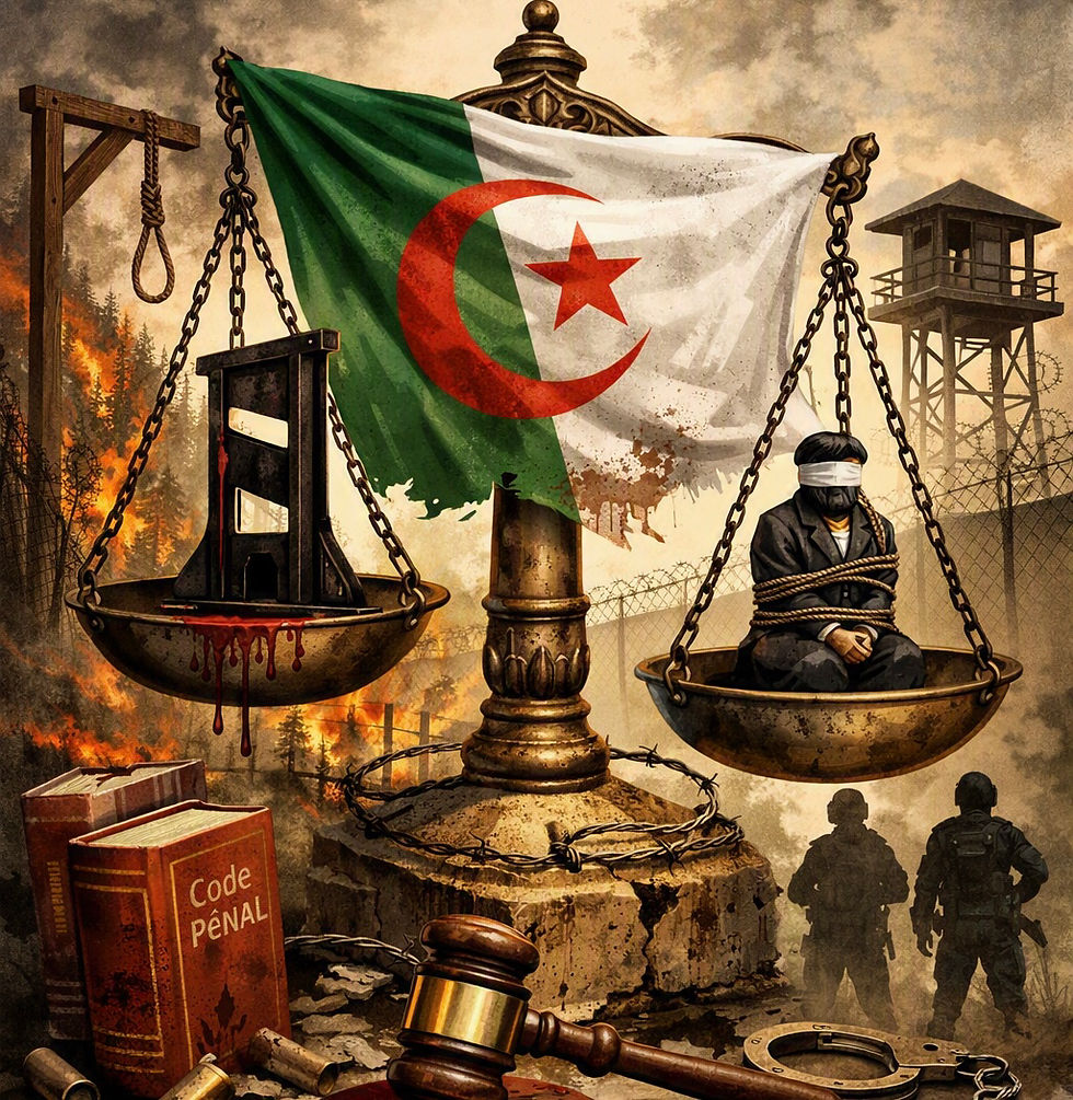 Peine de mort en Algérie : l’illusion punitive dans un système sans justice
