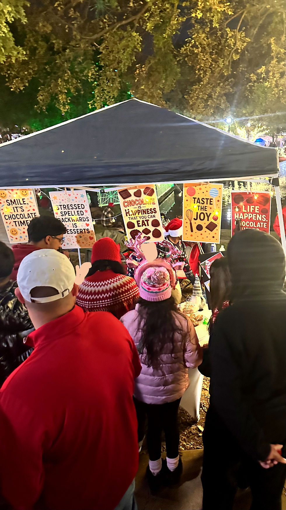 My Stall bustling with crowd