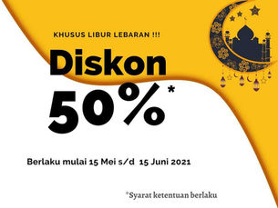 Diskon Khusus Rayakan Lebaran 2021