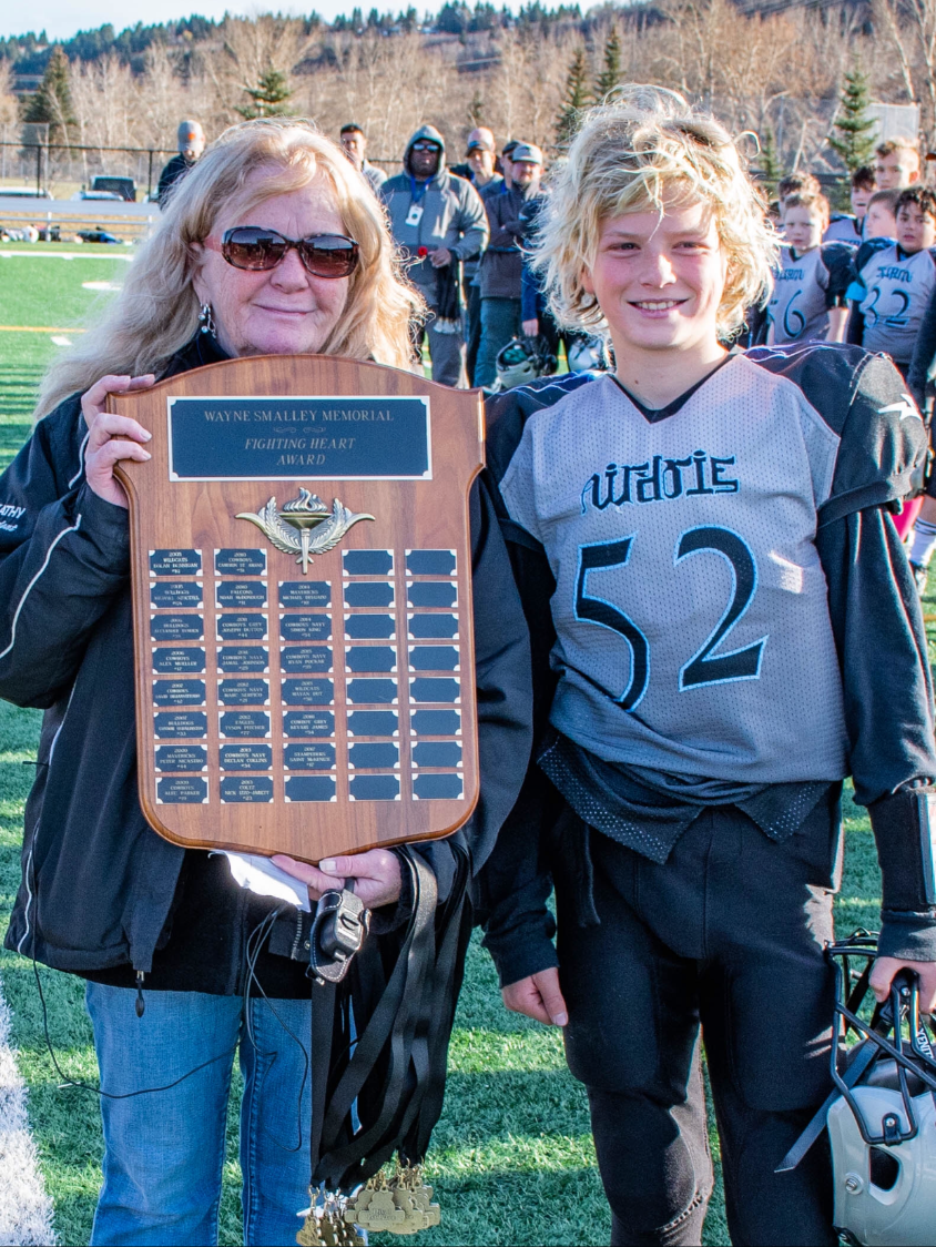 Wayne Smalley, Seth Horwood, Airdrie Storm Football, Airdrie Minor Football