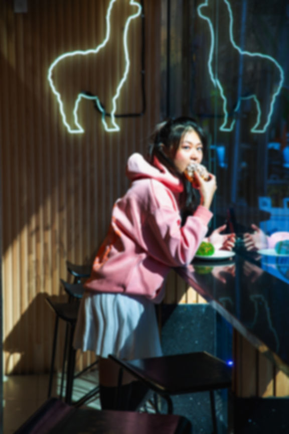Drop shoulder hoodie