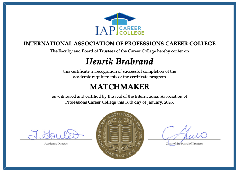Diploma in Matchmaking