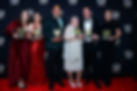 Winners on the red carpet.JPG
