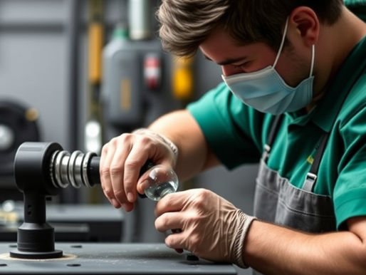 A man working in a fabric