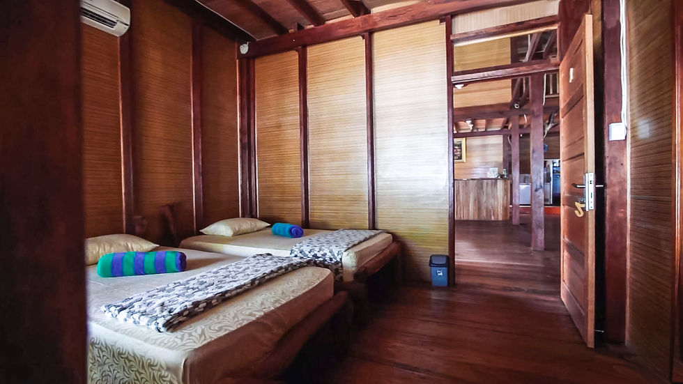 Spacious rooms