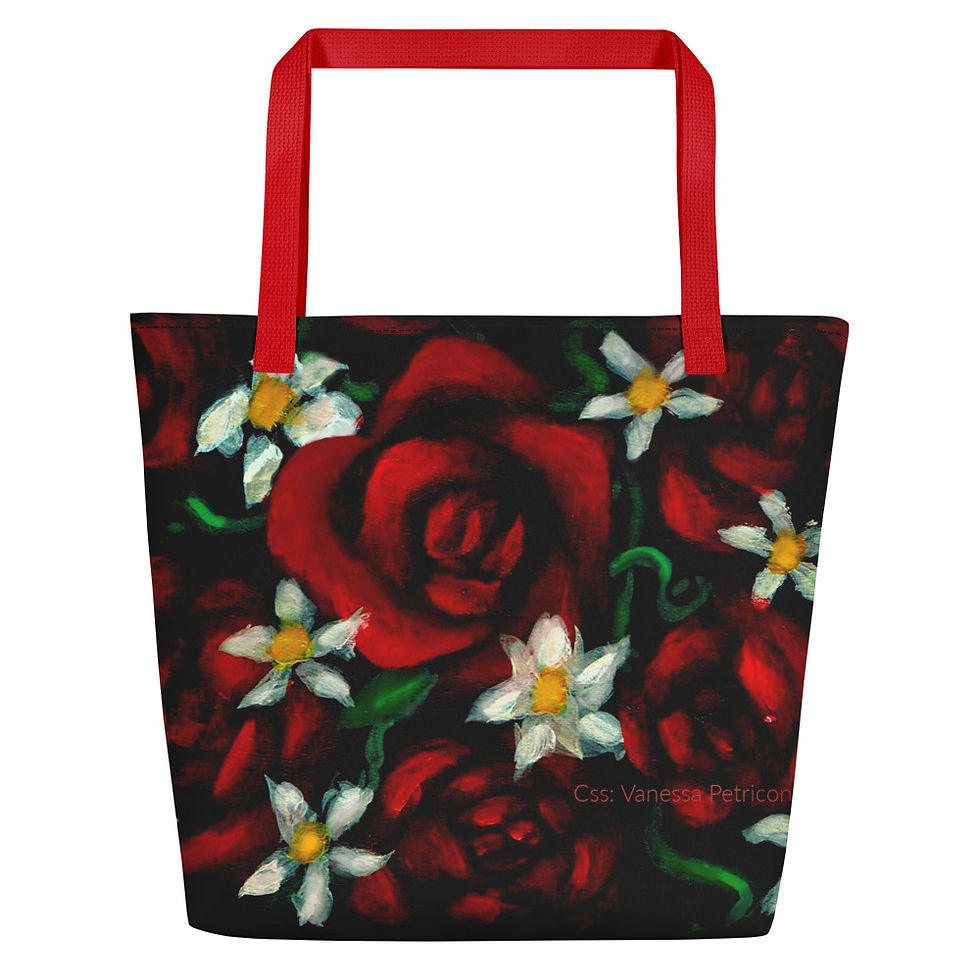 Thumbnail:  Red Flowers 2 sided 