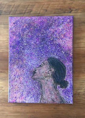 Mixed media abstract textured art painting by Mallorca artist Lucie Balaguer. Buy art by contacting sharon@artistsofmallorca.com or contact the artist directly