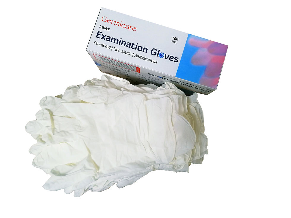 Thumbnail: Germicare Latex Gloves (100 nos per box)