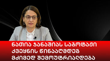 ნათია ჯანაშიას საბოტაჟი ქვეყნის წინააღმდეგ მძიმედ შემოუტრიალდება
