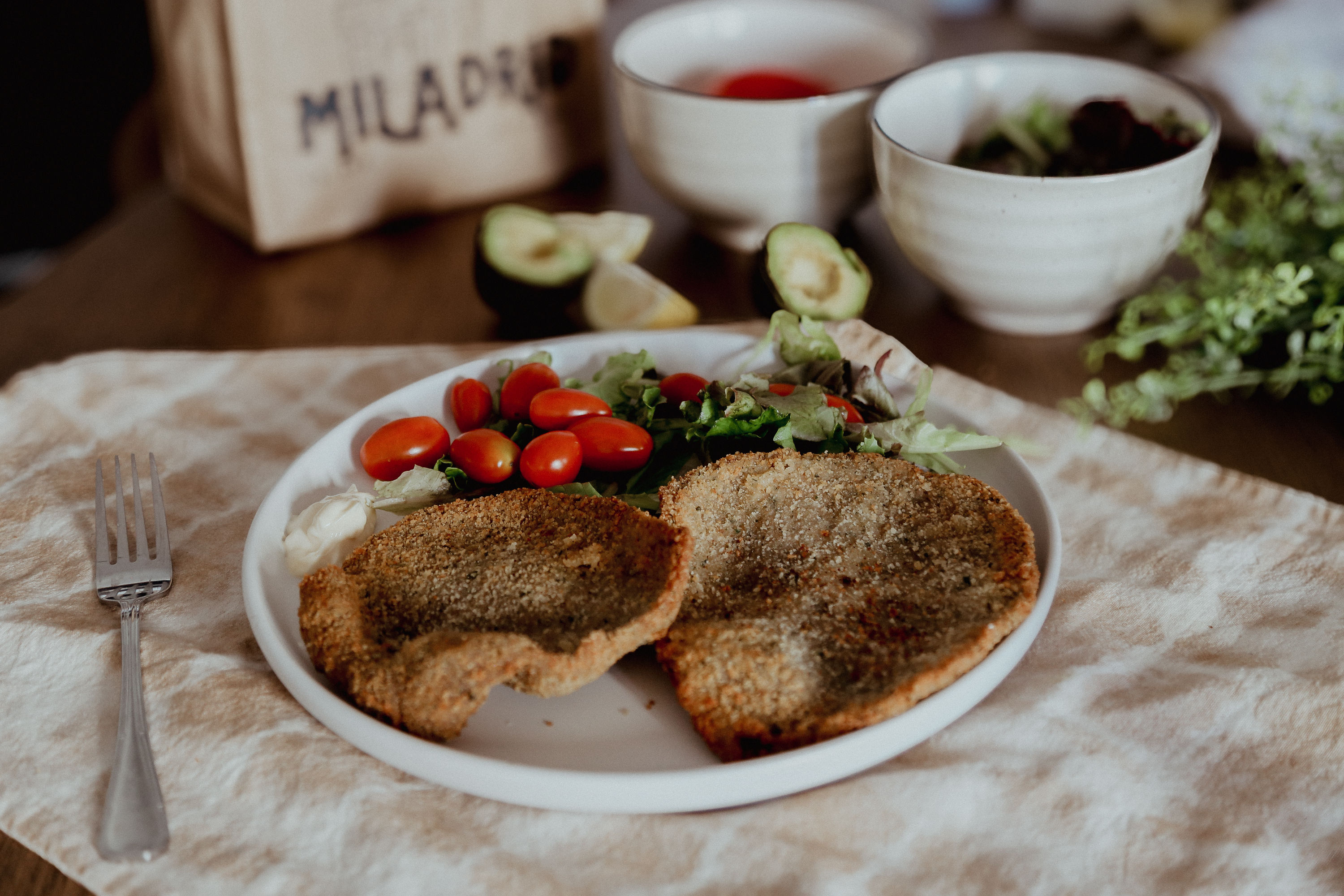 Milanesa de carne cerdo