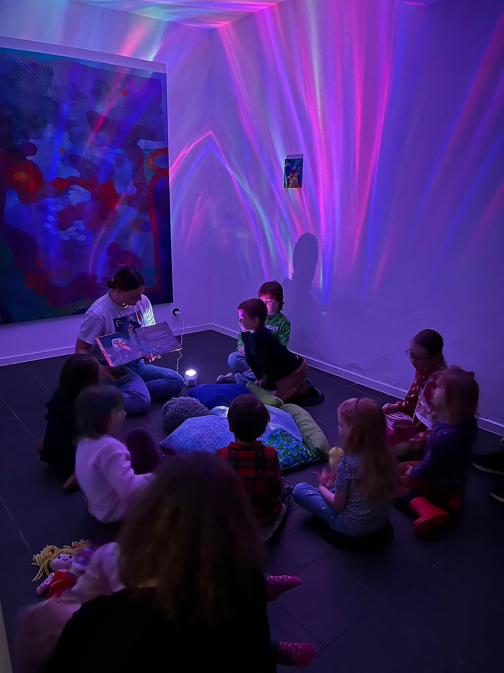 Prožitkové čtení a workshop dětem