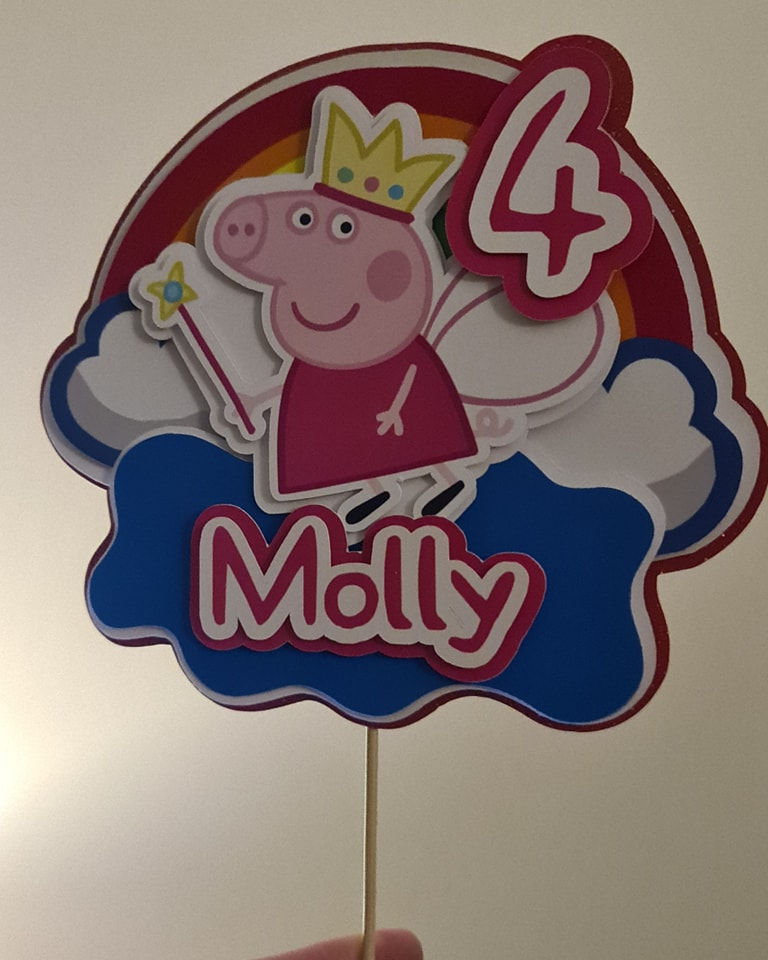 Peppa/George Card Topper