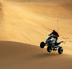 ATV in Sand