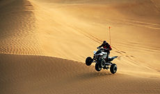 ATV in sabbia