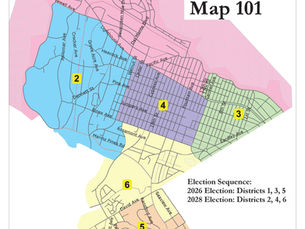 Map of Pacific Grove City Council District 3