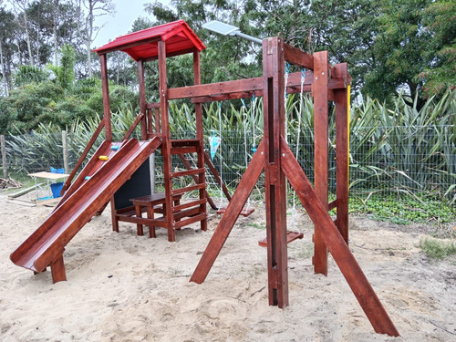 Hamacas Colgantes Tobogan Y Hamaca De Madera Hamaca A Colores Con Soga